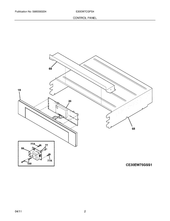 Diagram for E30EW7CGPS4