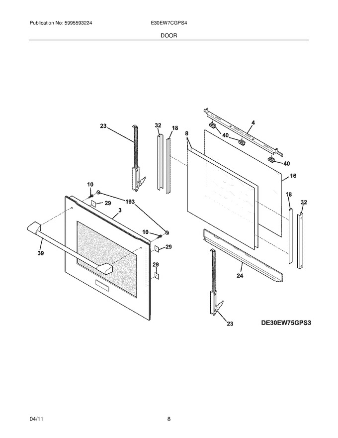 Diagram for E30EW7CGPS4