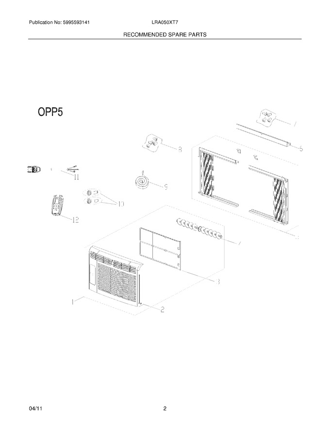 Diagram for LRA050XT724