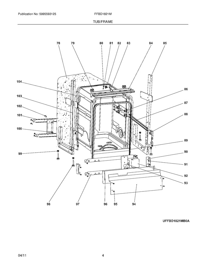 Diagram for FFBD1821MW0A