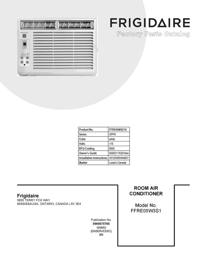 Diagram for FFRE05W3S10