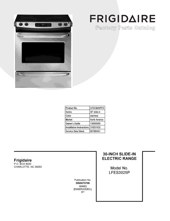Diagram for LFES3025PFG