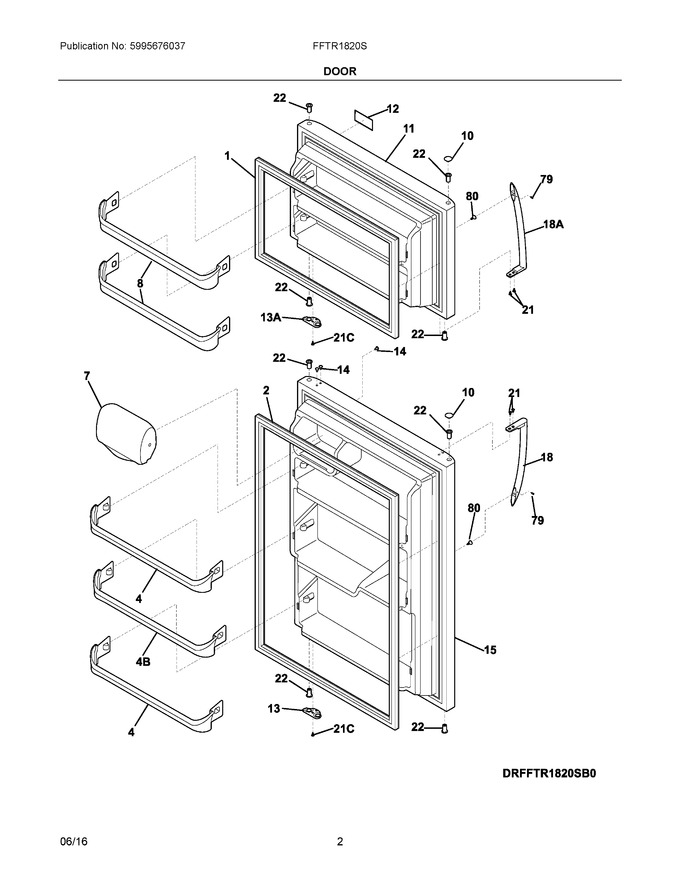 Diagram for FFTR1820SW0