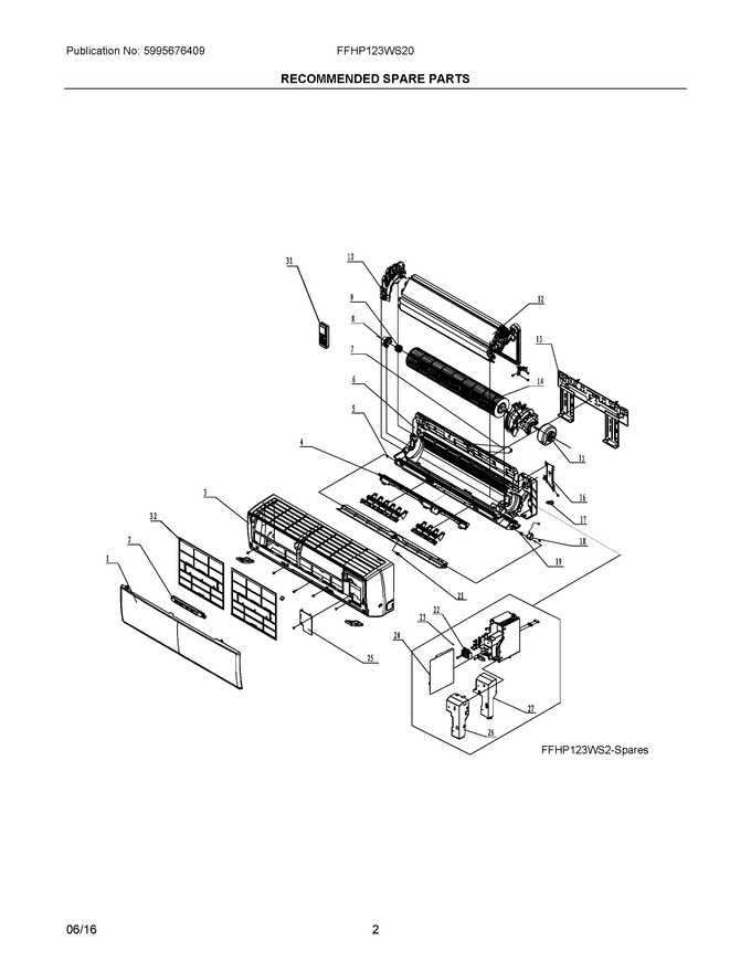 Diagram for FFHP123WS20