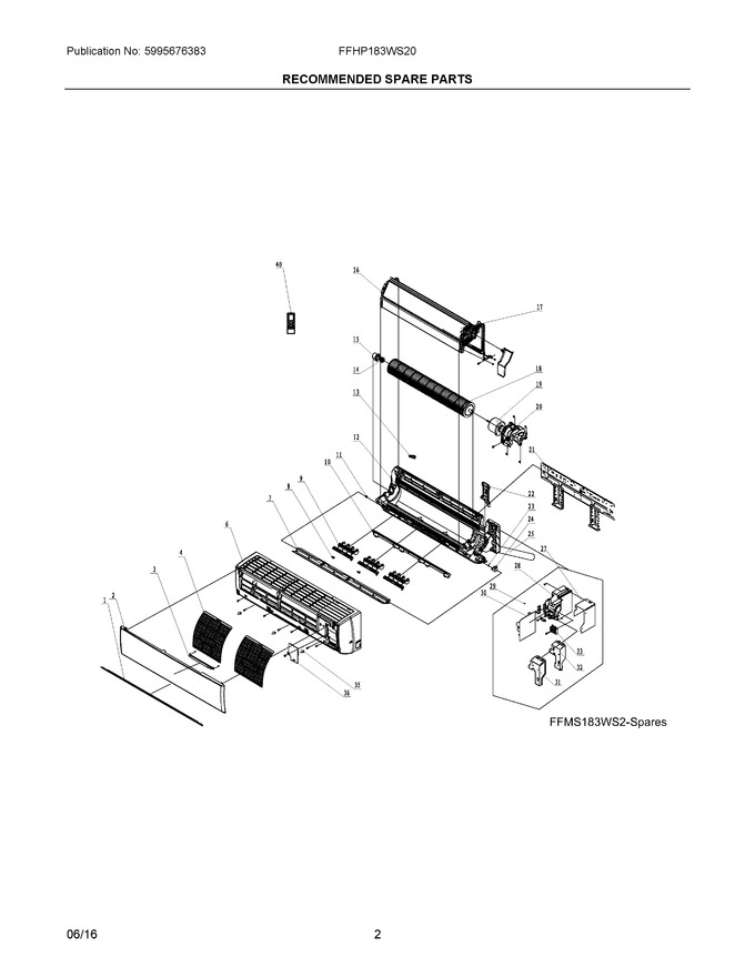 Diagram for FFHP183WS20