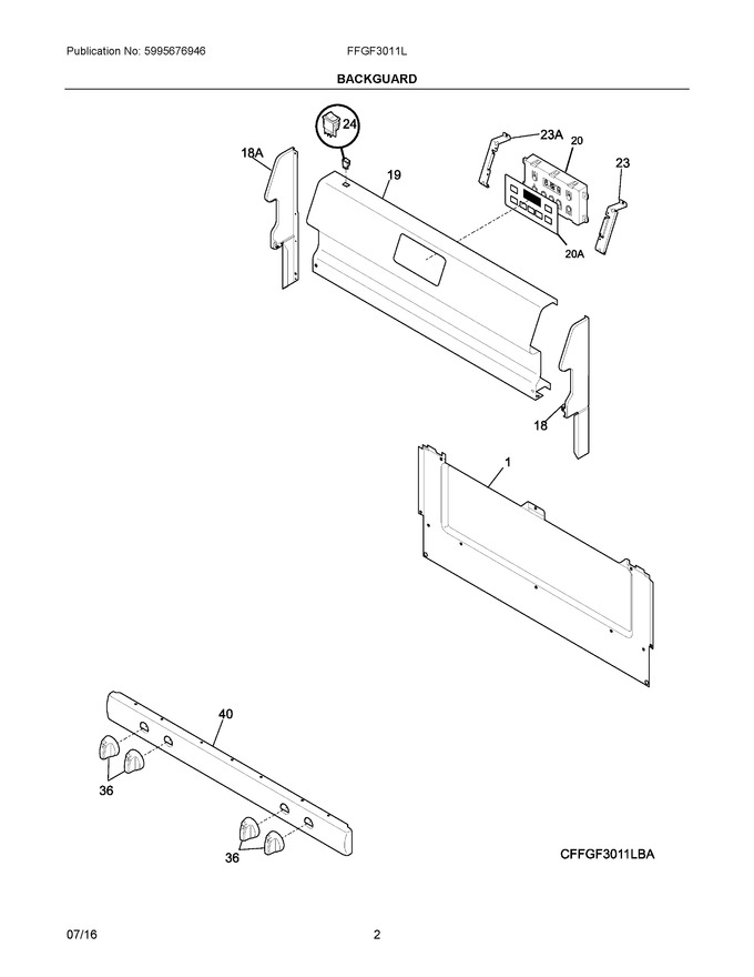 Diagram for FFGF3011LWG