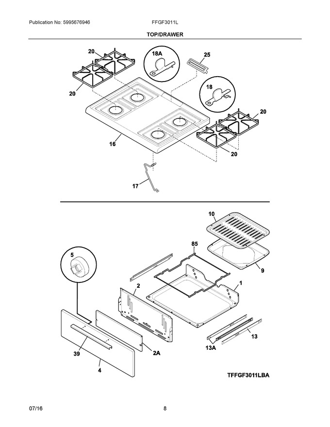 Diagram for FFGF3011LWG