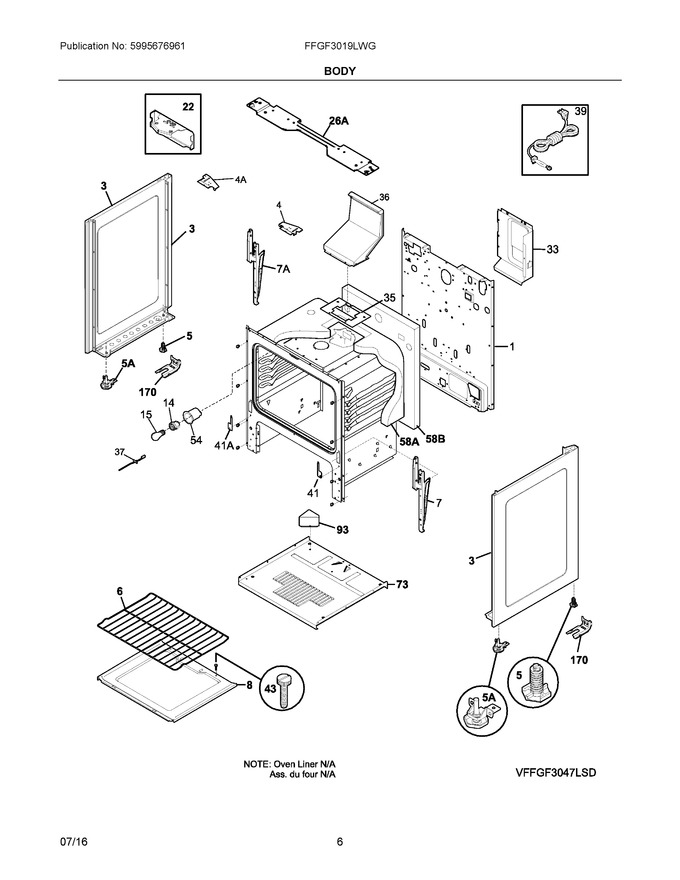 Diagram for FFGF3019LWG