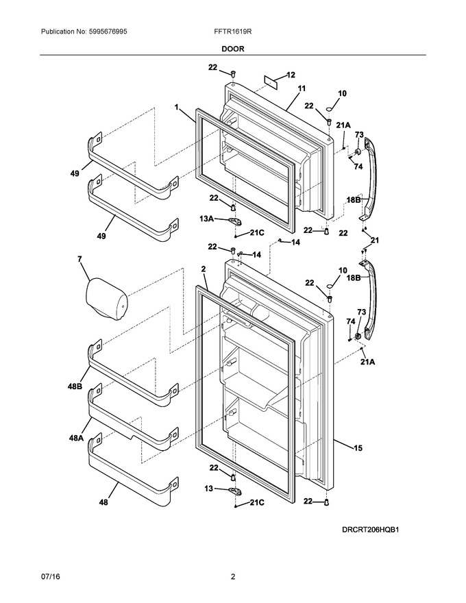 Diagram for FFTR1619RS0