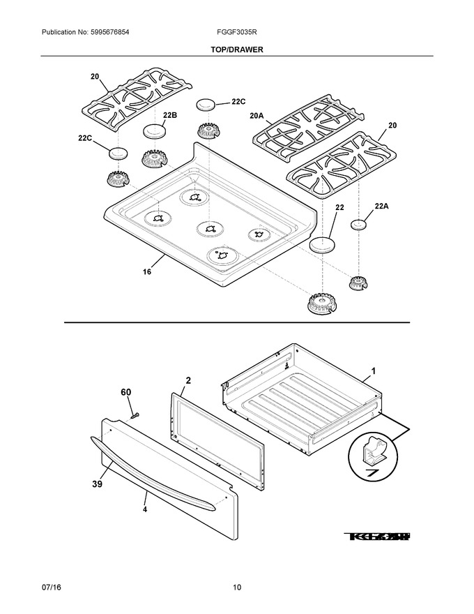 Diagram for FGGF3035RBB
