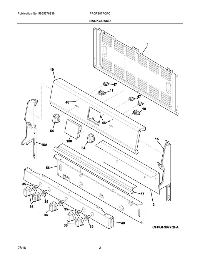 Diagram for FPGF3077QFC