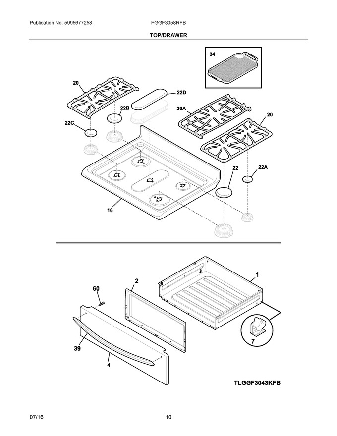 Diagram for FGGF3058RFB