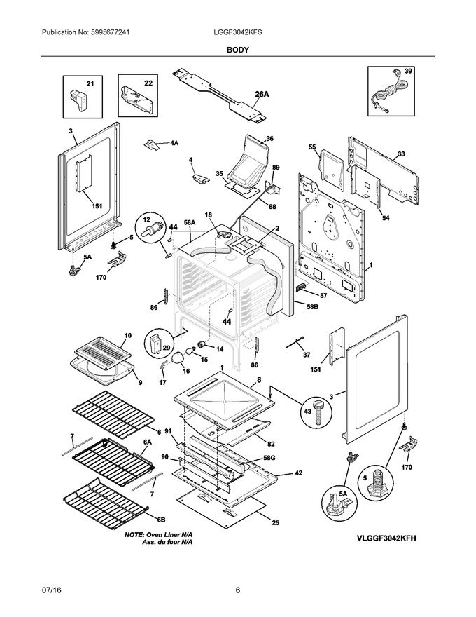 Diagram for LGGF3042KFS