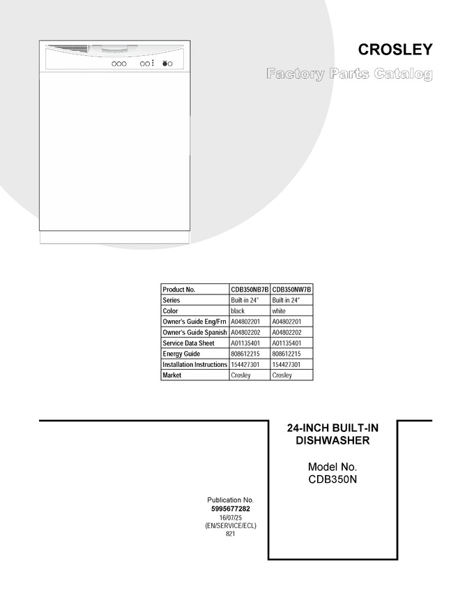 Diagram for CDB350NB7B