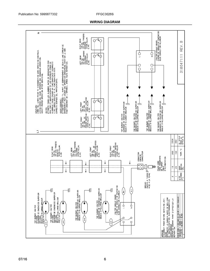 Diagram for FFGC3026SWB
