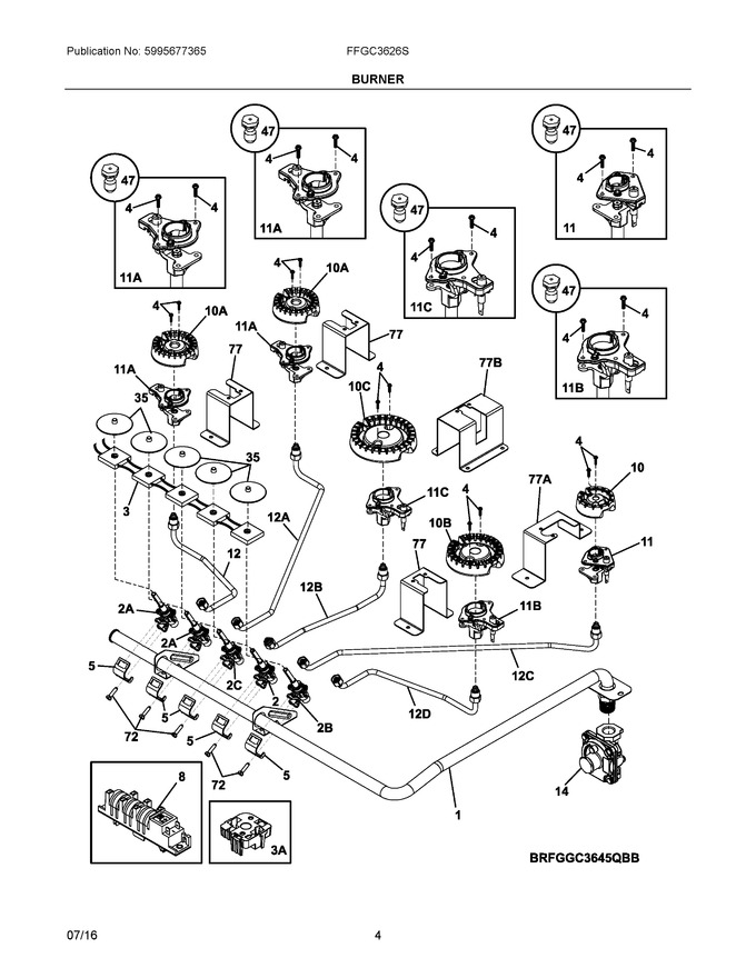 Diagram for FFGC3626SBB