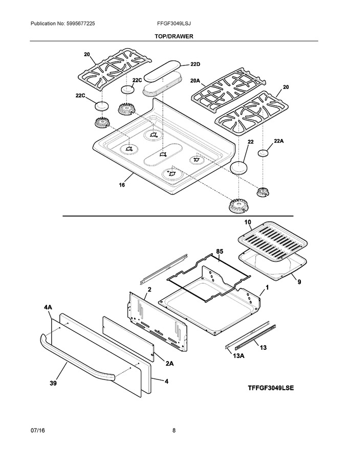 Diagram for FFGF3049LSJ