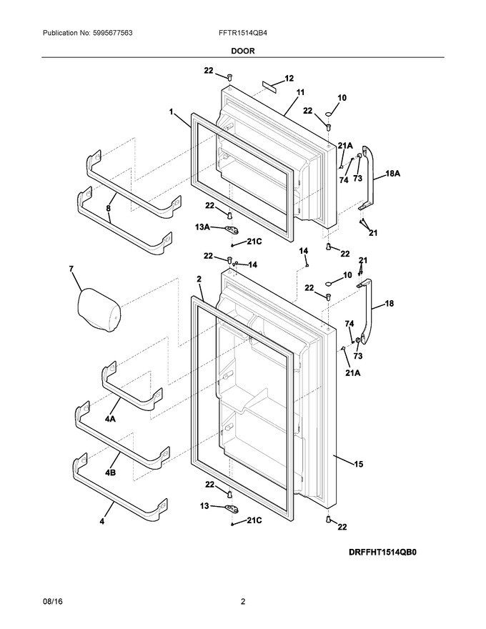 Diagram for FFTR1514QB4