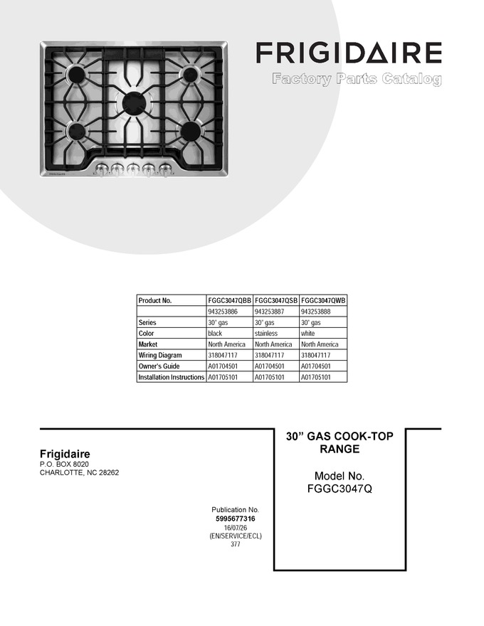 Diagram for FGGC3047QBB