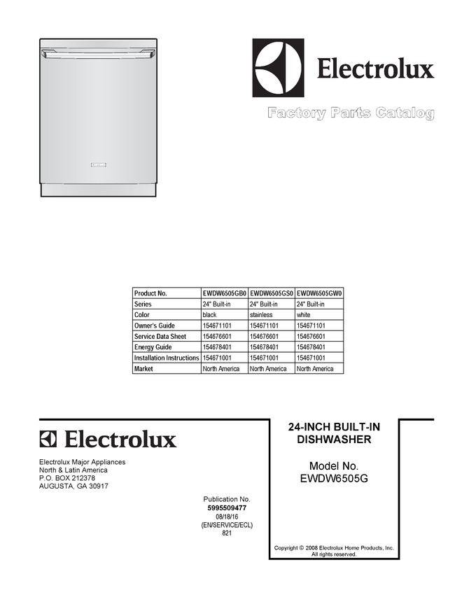 Diagram for EWDW6505GB0