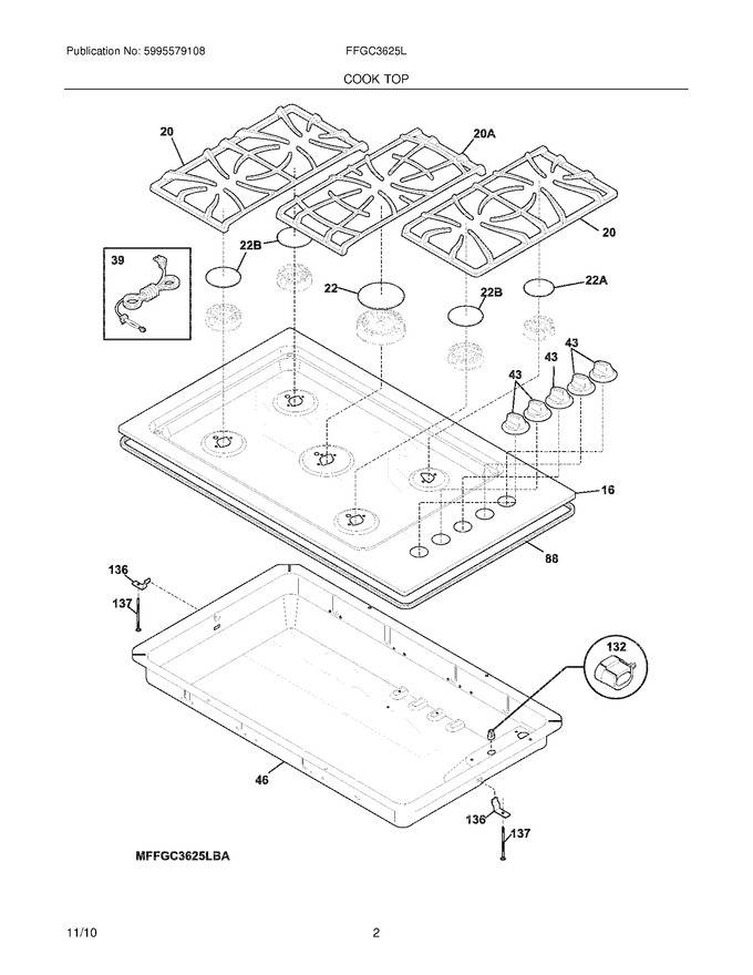 Diagram for FFGC3625LBB