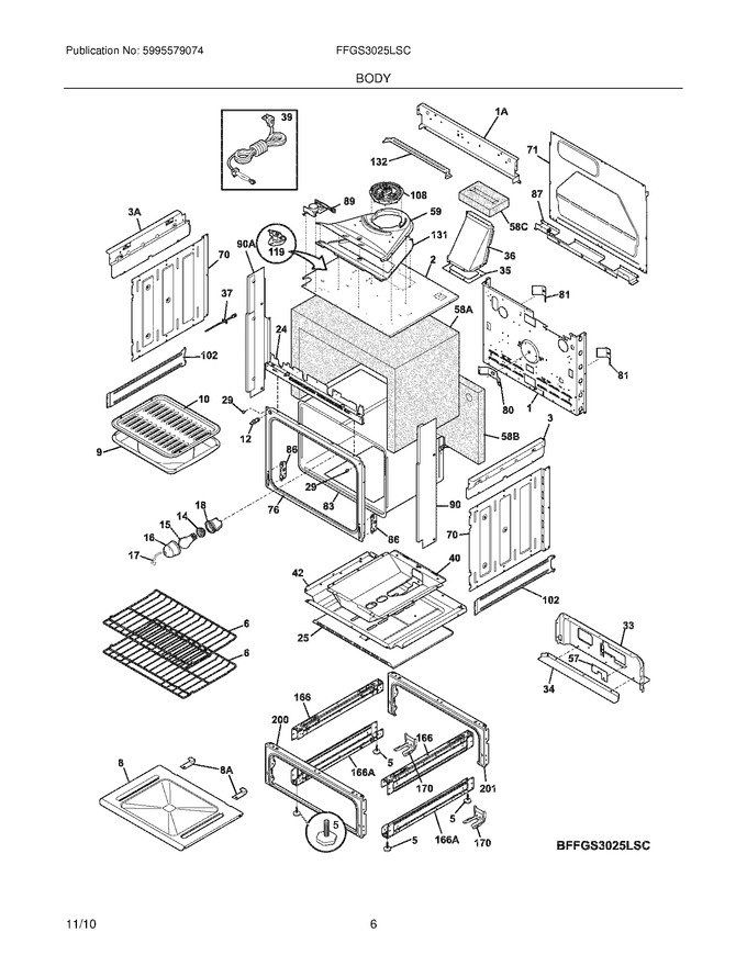 Diagram for FFGS3025LSC