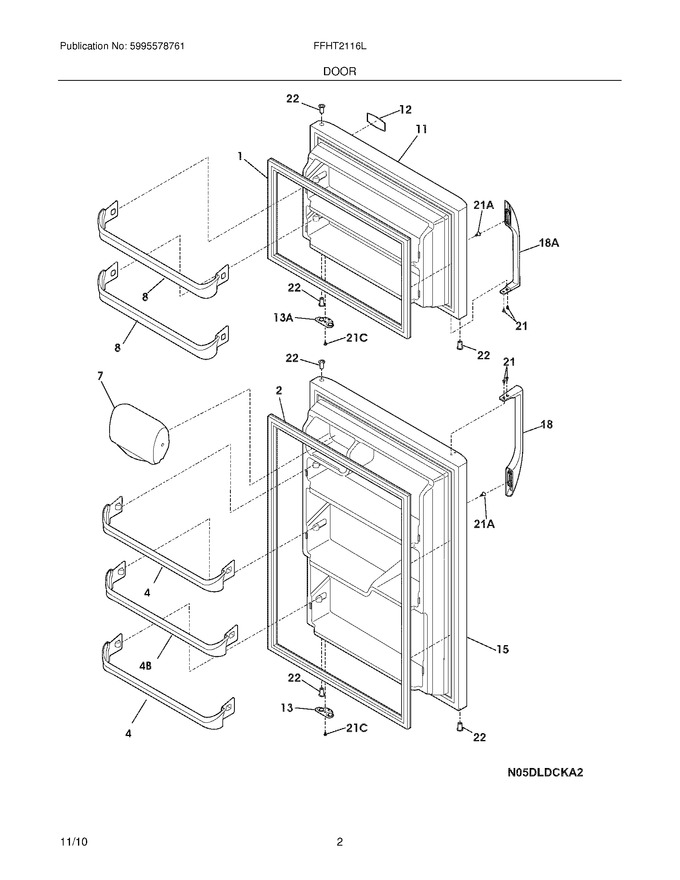 Diagram for FFHT2116LS0
