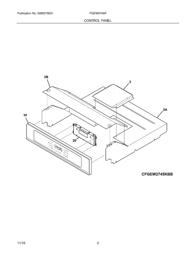 Diagram for FGEW2745KBB