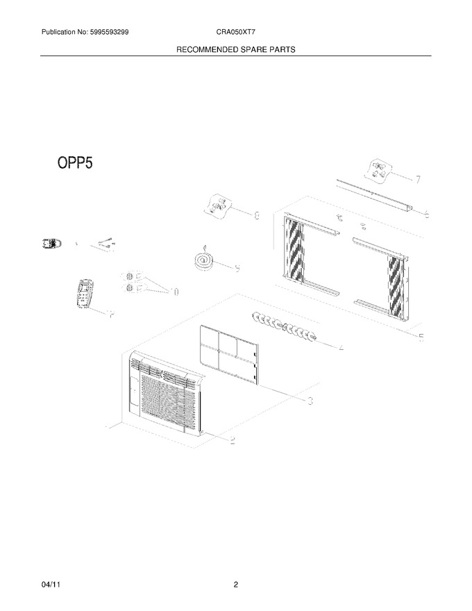 Diagram for CRA050XT723