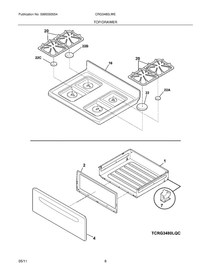 Diagram for CRG3480LWE