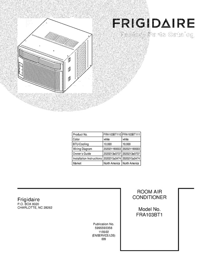 Diagram for FRA103BT110