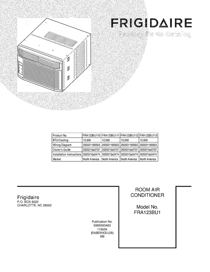 Diagram for FRA123BU113