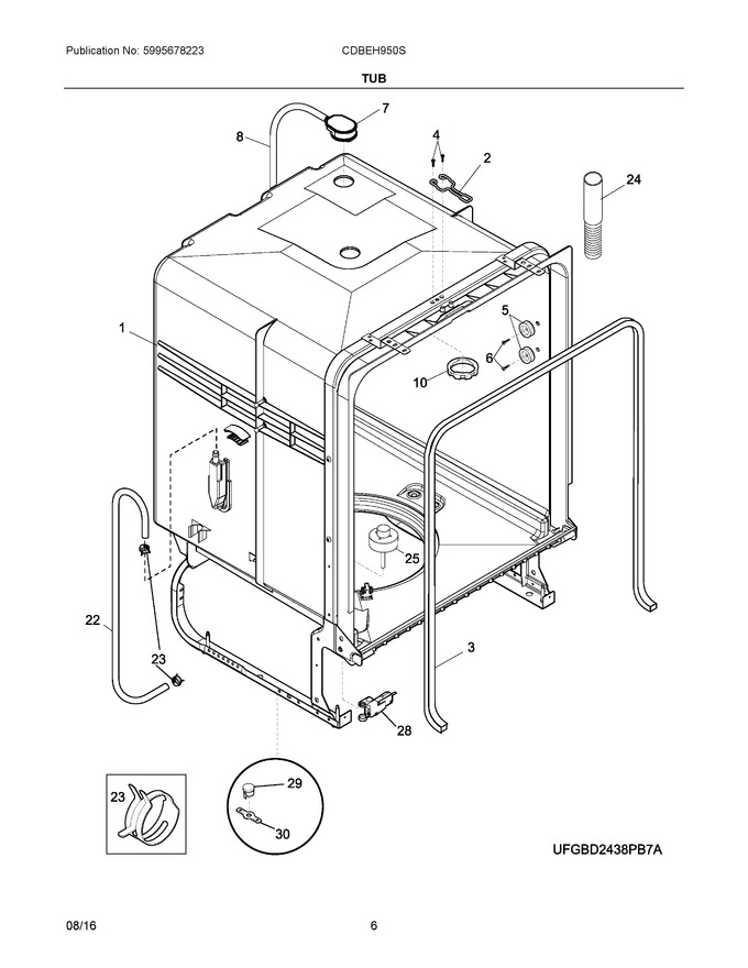 Diagram for CDBEH950SW0A