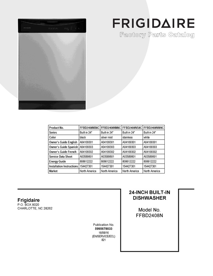 Diagram for FFBD2408NM8C