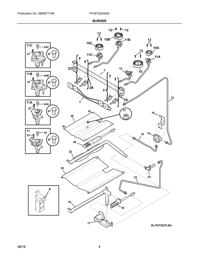 Diagram for FFGF3024SSA