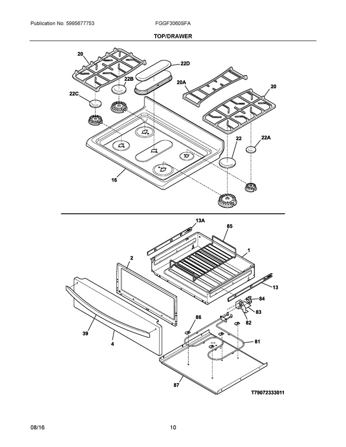 Diagram for FGGF3060SFA