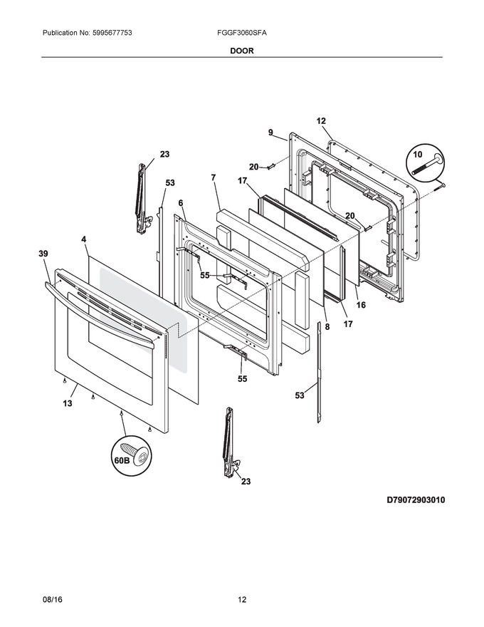 Diagram for FGGF3060SFA