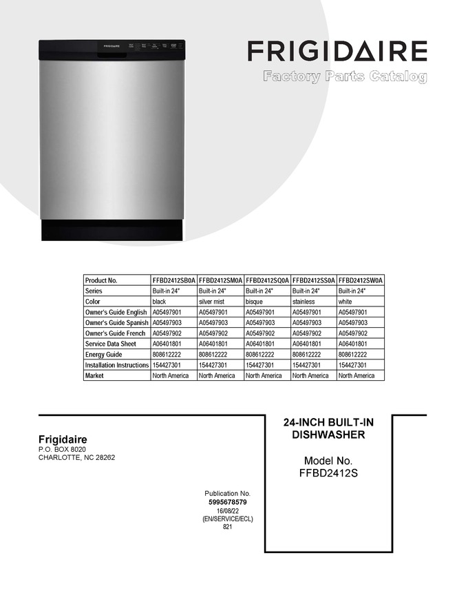 Diagram for FFBD2412SS0A