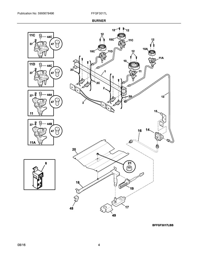 Diagram for FFGF3017LWH