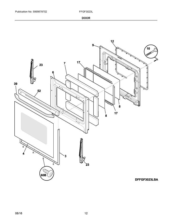 Diagram for FFGF3023LBG