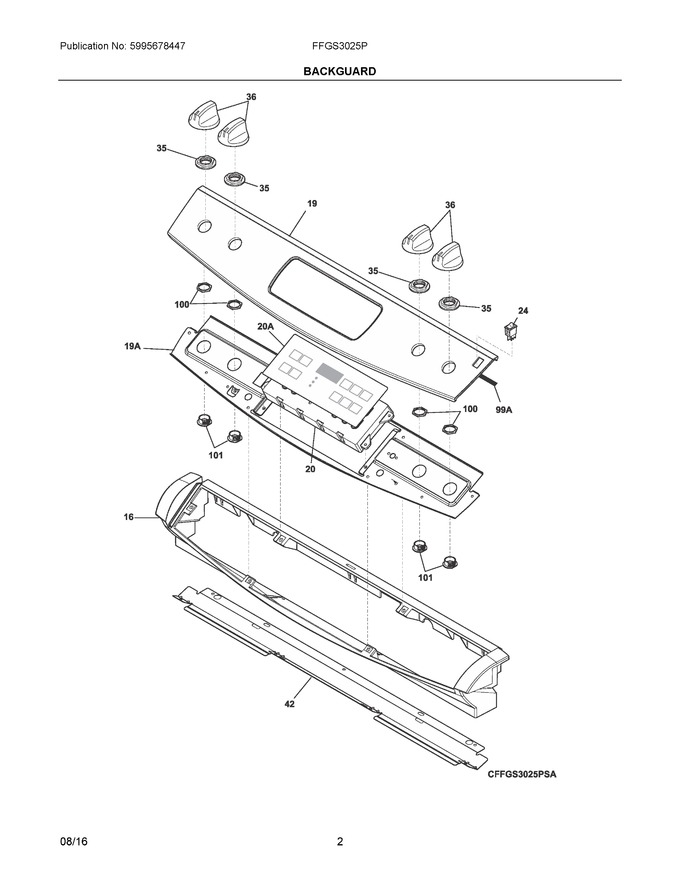 Diagram for FFGS3025PWG