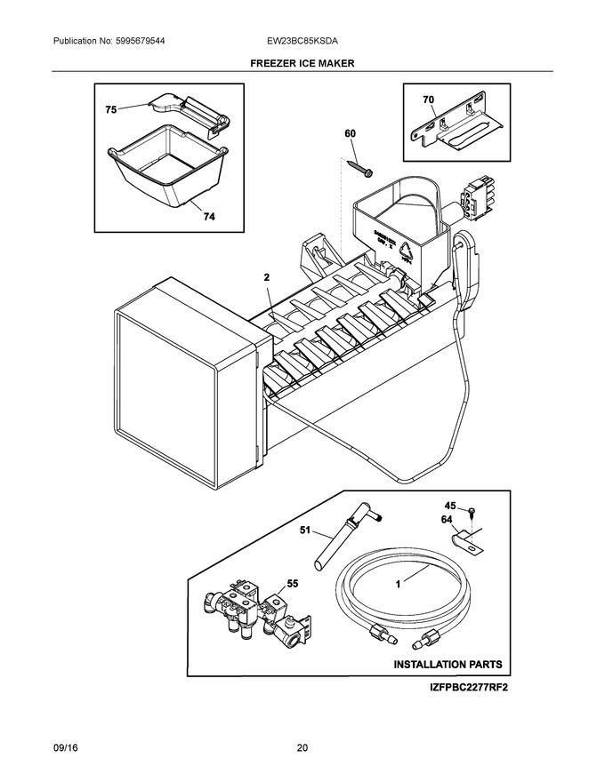 Diagram for EW23BC85KSDA