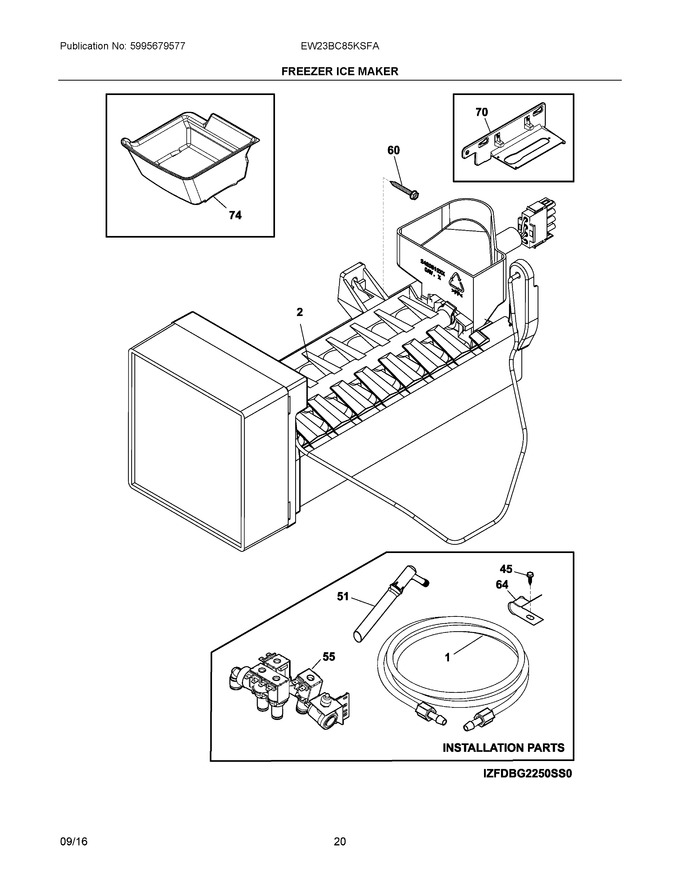 Diagram for EW23BC85KSFA