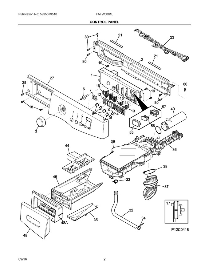 Diagram for FAFW3001LW6
