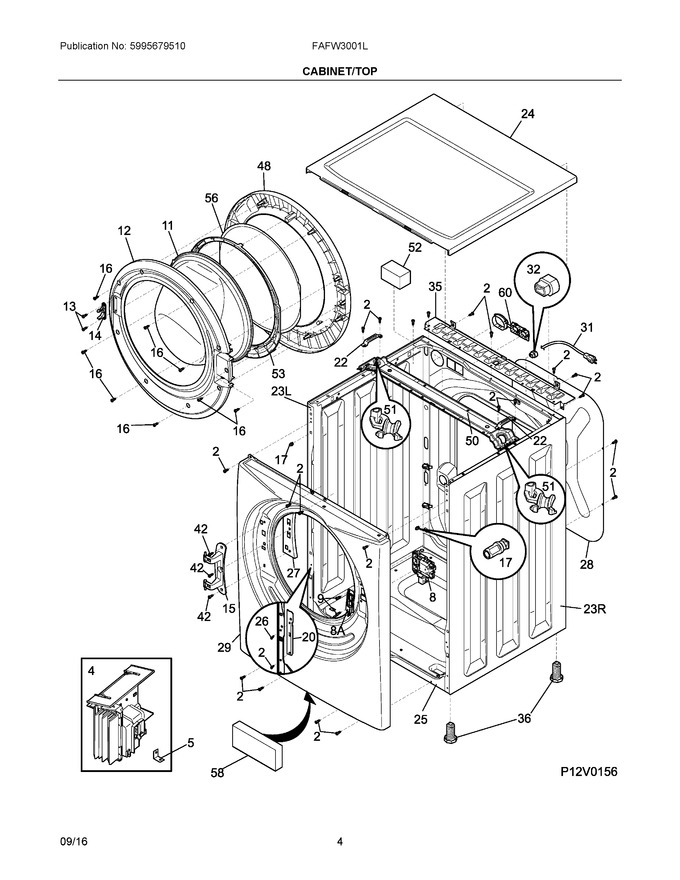 Diagram for FAFW3001LW7