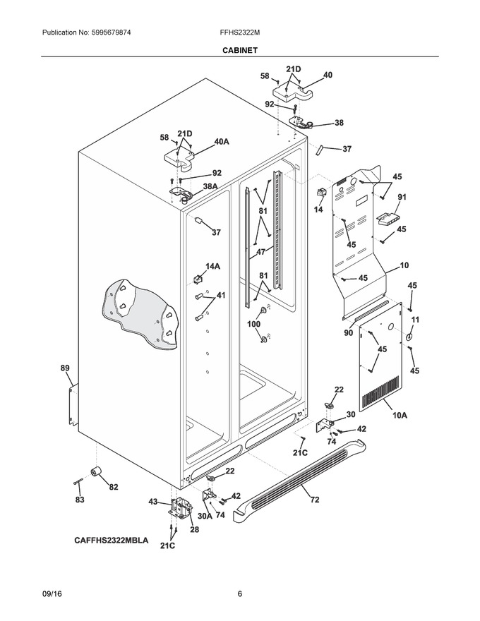Diagram for FFHS2322MBLA