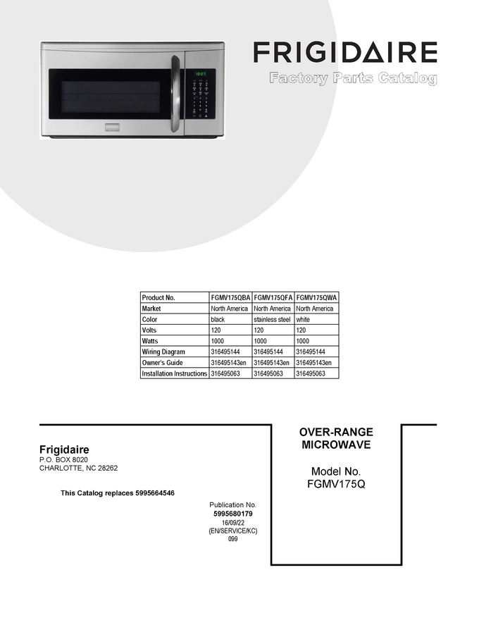 Diagram for FGMV175QFA