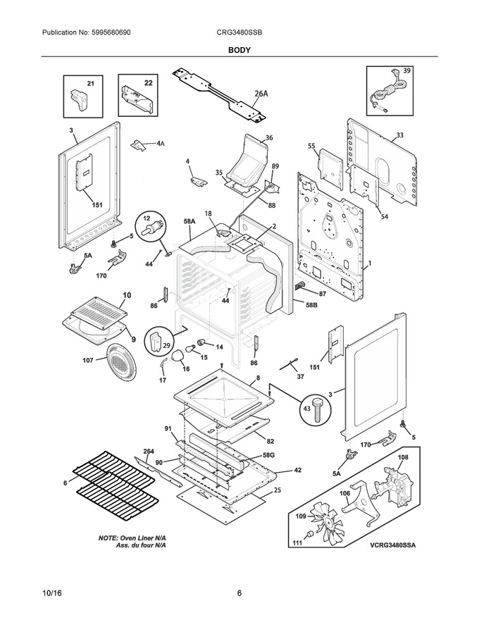 Diagram for CRG3480SSB
