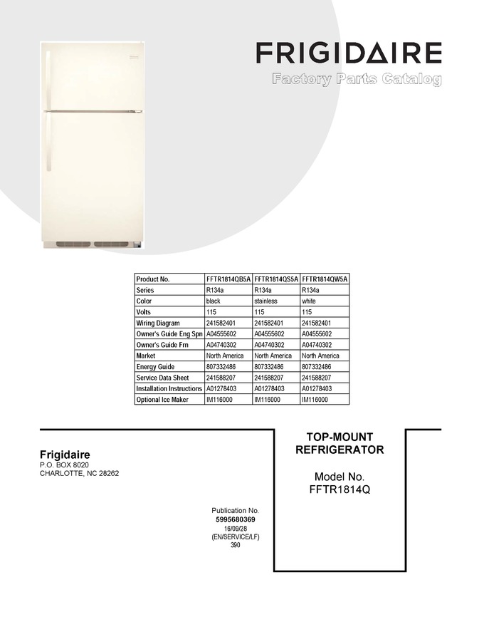 Diagram for FFTR1814QB5A