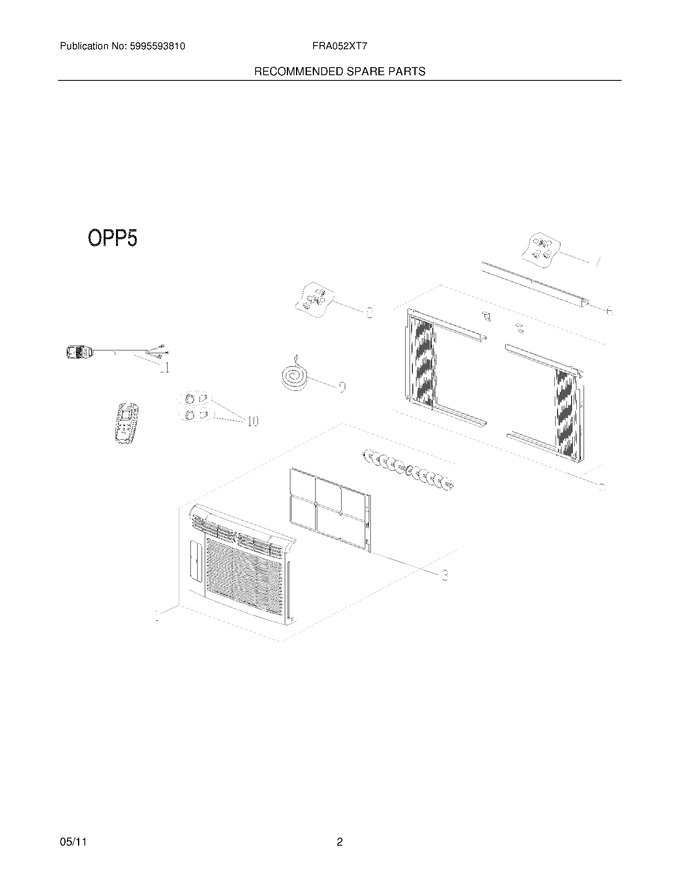 Diagram for FRA052XT724